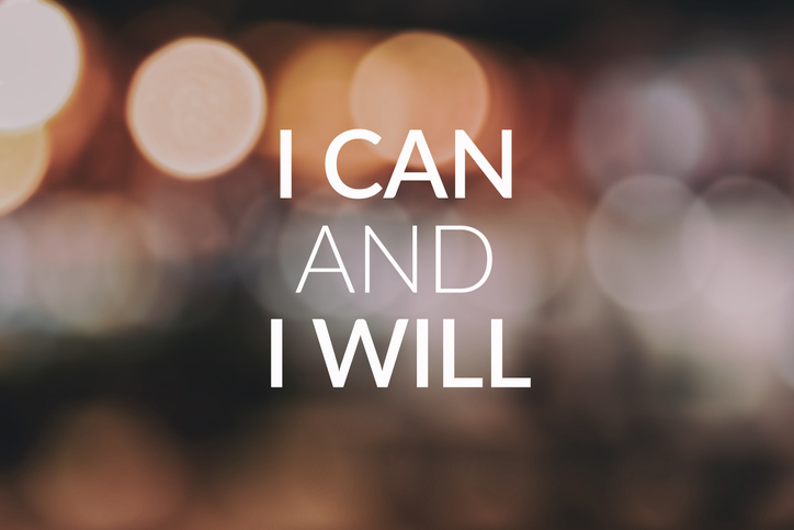 Inspirational and Motivational Quotes - i can and i will.